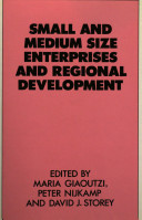 Small and medium size enterprises and regional development /