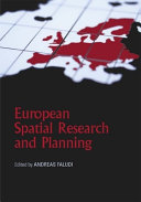 European spatial research and planning /