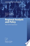 Regional analysis and policy : the Greek experience /