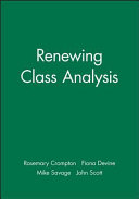 Renewing class analysis /