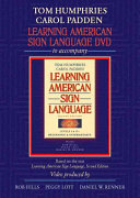 Learning American sign language video/DVD /