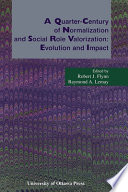 A quarter-century of normalization and social role valorization : evolution and impact /