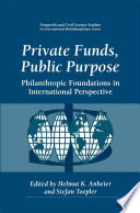 Private funds, public purpose : philanthropic foundations in international perspective /