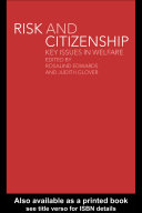Risk and citizenship : key issues in welfare /