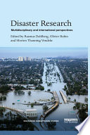 Disaster research : multidisciplinary and international perspectives /