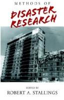 Methods of disaster research /