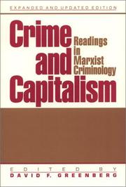 Crime and capitalism : readings in Marxist criminology /