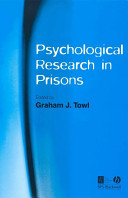 Psychological research in prisons /