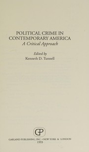 Political crime in contemporary America : a critical approach /