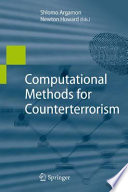 Computational methods for counterterrorism /