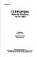 A guide to Terrorism, special studies, 1975-1985 /