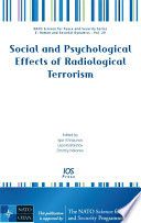 Social and psychological effects of radiological terrorism /