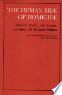 The Human side of homicide /