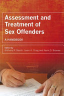 Assessment and treatment of sex offenders : a handbook /