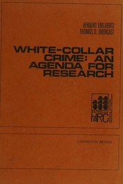 White-collar crime : an agenda for research /