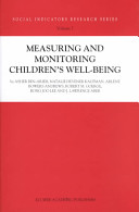 Measuring and monitoring children's well-being /