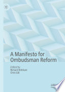 A Manifesto for Ombudsman Reform /