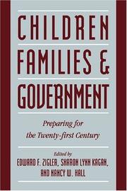 Children, families, and government : preparing for the twenty-first century /