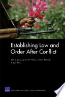 Establishing law and order after conflict /