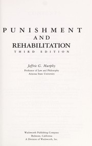 Punishment and rehabilitation /