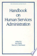 Handbook on human services administration /