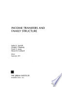 Income transfers and family structure /