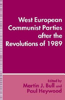 West European Communist parties after the revolutions of 1989 /