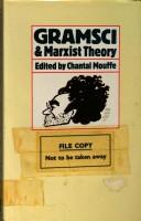 Gramsci and Marxist theory /