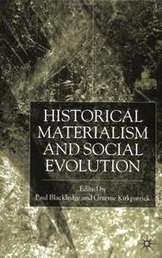 Historical materialism and social evolution /