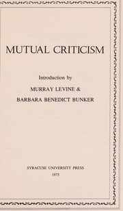 Mutual criticism /