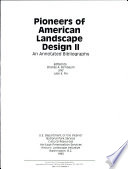 Pioneers of American landscape design II : an annotated bibliography.