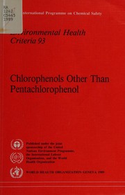 Chlorophenols other than pentachlorophenol.