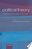 Political theory : methods and approaches /