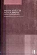 The role of ideas in political analysis : a portrait of contemporary debates /