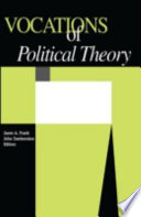 Vocations of political theory /