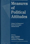 Measures of political attitudes /