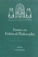 Essays on political philosophy /