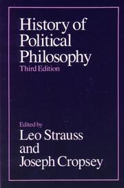 History of political philosophy /