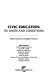 Civic education : its limits and conditions : nine essays /