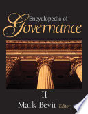 Encyclopedia of governance /