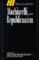 Machiavelli and republicanism /