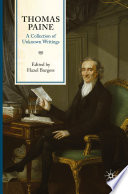Thomas Paine : A Collection of Unknown Writings /