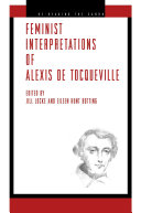 Feminist interpretations of Alexis de Tocqueville /