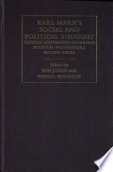 Karl Marx's social and political thought /