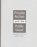 Private action and the public good /