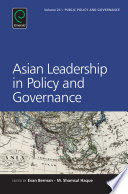 Asian leadership in policy and governance /