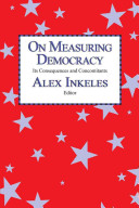 On measuring democracy : its consequences and concomitants /