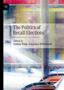 The Politics of Recall Elections /