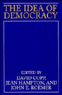 The idea of democracy /