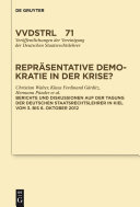 Repräsentative Demokratie in der Krise? /